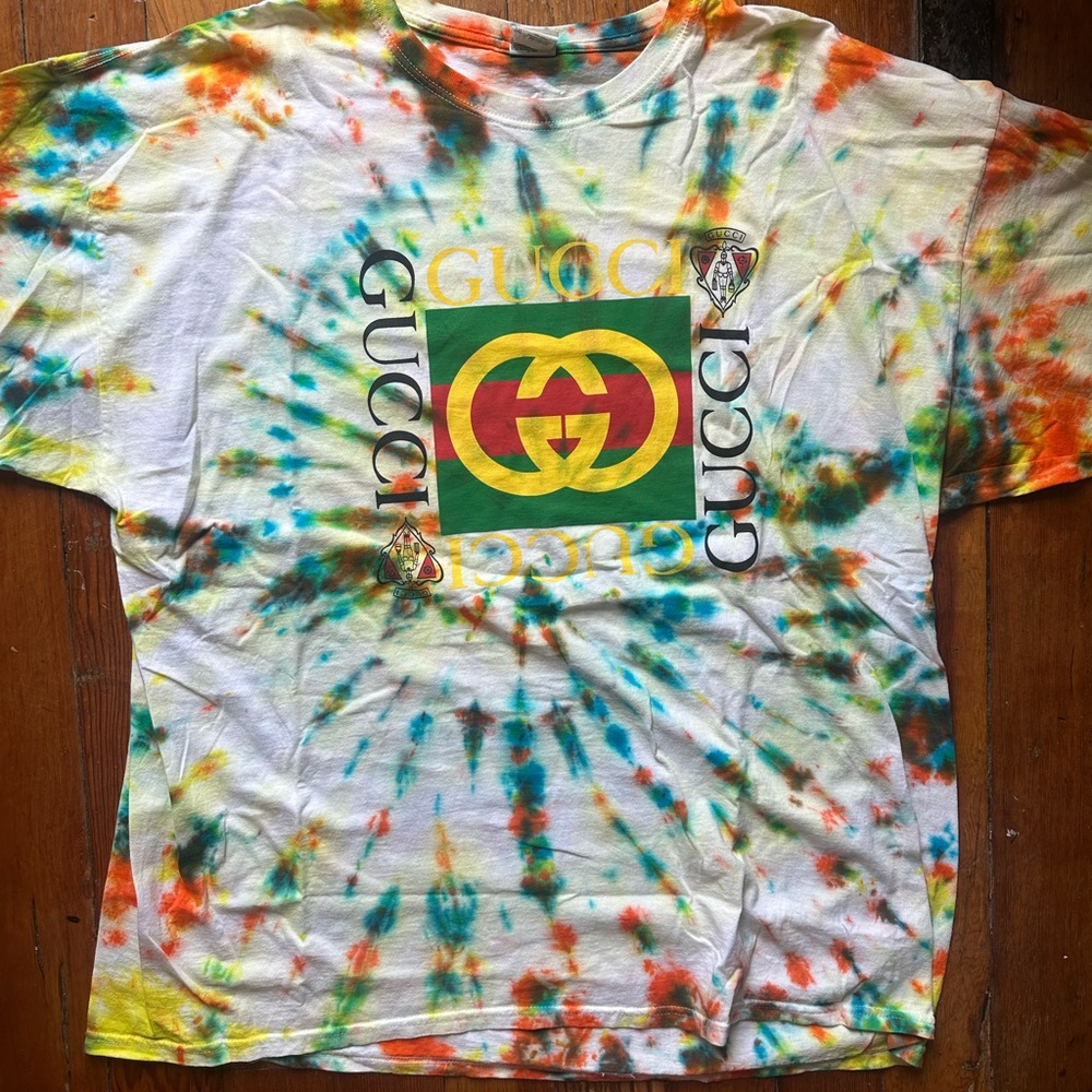 Handmade Gucci Tie-Dye T-Shirt
